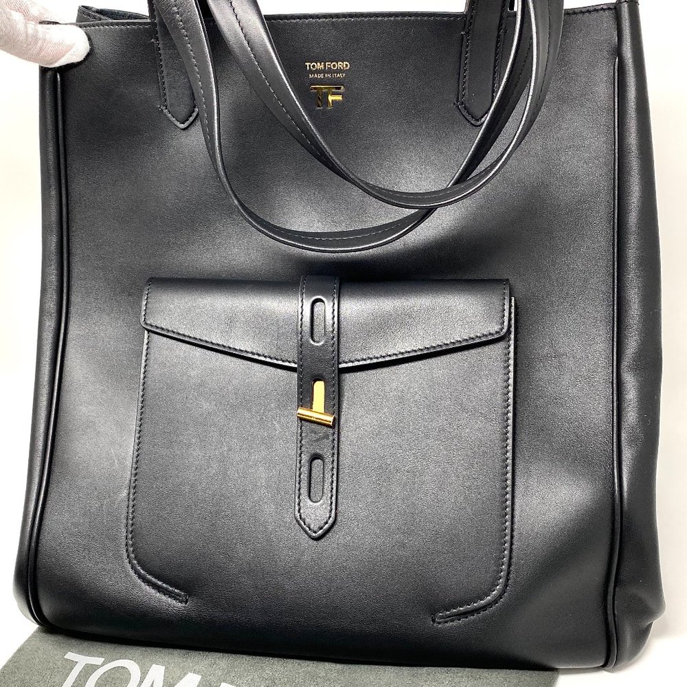 Tom Ford Hollywood Leather T Twist Tote